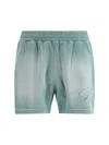 Represent Owners Club Script Mesh Shorts In Brown