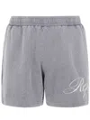 Represent Logo-print Shorts In Gray