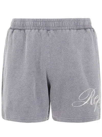 Represent Logo-print Shorts In Gray