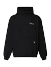 Represent Black Hoodie With Logo Lettering Detail On The Front And Maxi Logo Print On The Rear In Cotton Man In Black