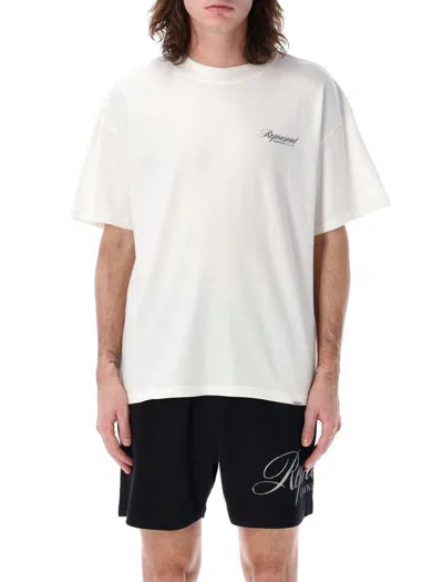 Represent Owners Club Script T-shirt In White