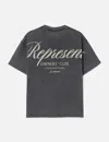 Represent Owners Club Script T-shirt In Gray