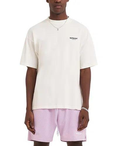 Represent Owners' Club Script Tee In White