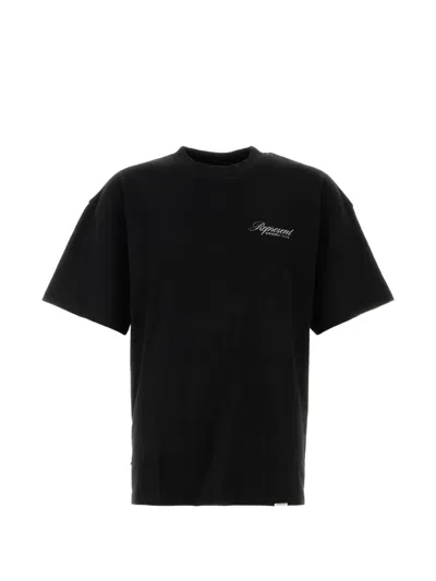 REPRESENT OWNERS' CLUB SCRIPT-LOGO T-SHIRT