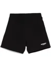Represent Club Owners Elastic Waistband Back Pockets Shorts In 黑色