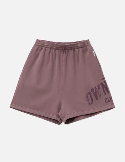 Represent Owners Club Shorts In Purple