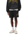 Represent Logo-print Track Shorts In Black