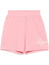Represent Club Owners Mesh Texture Pink Shorts In Pink