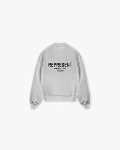 Represent Owners Club Sweater In Gray