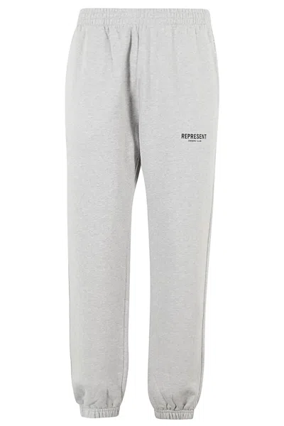 Represent Owners Club Sweatpant In Ash Grey Black