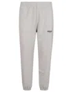 Represent Logo Print Sweatpants In Ash Grey/black