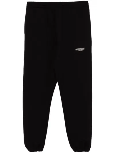 Represent Owners Club Sweatpants With Comfortable Fit And Stylish Design In Black