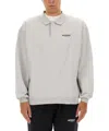 Represent Polo With Logo In Gray