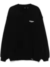 Represent Owners Club Logo Printed Crewneck Sweatshirt In Black