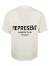 Represent Owners Club Logo Cotton T-shirt In White