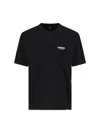 Represent Black Cotton T-shirt With Logo In Black
