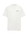 Represent White Cotton T-shirt With Logo In White