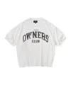 Represent Mens Flat White Big Owners Club Crewneck Cotton T-shirt Xxl In White