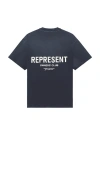 Represent Owners Club Tee In Midnight Navy