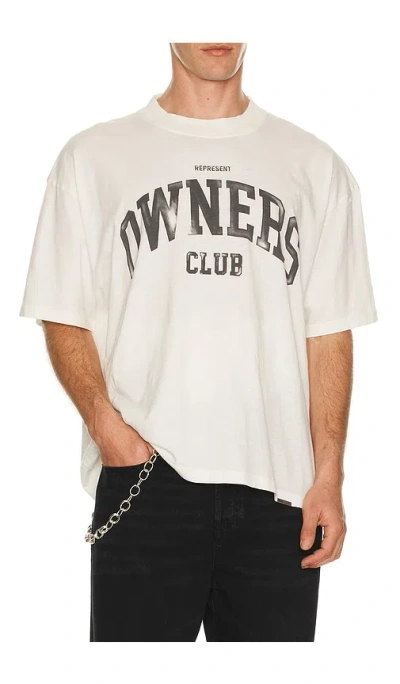 Represent Owners Club Tee In White