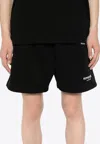 Represent Club Owners Elastic Waistband Back Pockets Shorts In Black