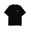 Represent Black Crewneck T-shirt With With Front And Back Owners Club Print In Cotton Man In Black