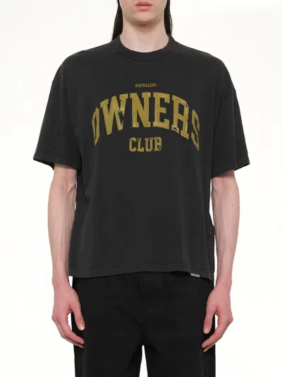 Represent Owners Club T-shirt In Black