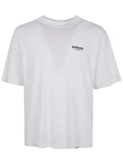Represent Owners Club Logo-print T-shirt In White