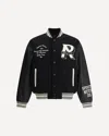 Represent Owners Club Varsity Jacket In Black