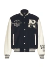 Represent Owners Club Varsity Jacket In Blue