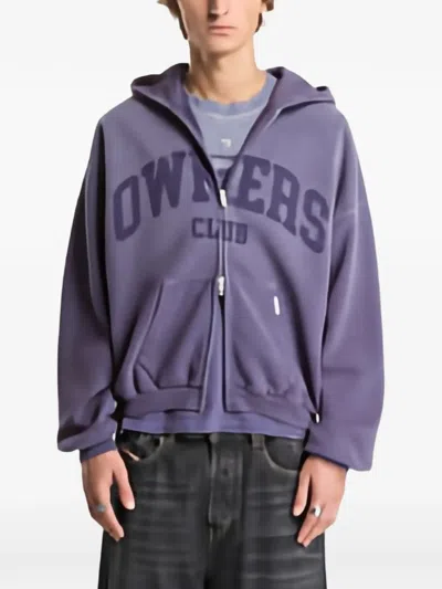 Represent Owners Club Zip-up Hoodie In Purple