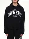 Represent Owners Logo-print Hoodie In Black