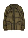 Represent Padded And Quilted Down Jacket In Green