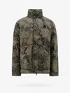 Represent High-collar Puffer Jacket With Camouflage Design