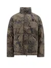Represent Padded And Quilted Nylon Jacket In Multi