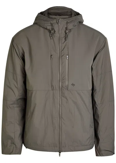 Represent Padded Nylon Jacket In Gray