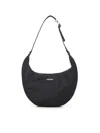Represent Mens Black Script-hardware Padded Nylon Sling Bag In Black