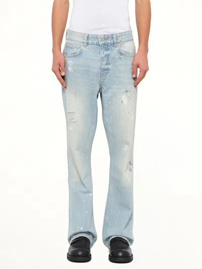 Represent Painted Denim Jeans In Blue
