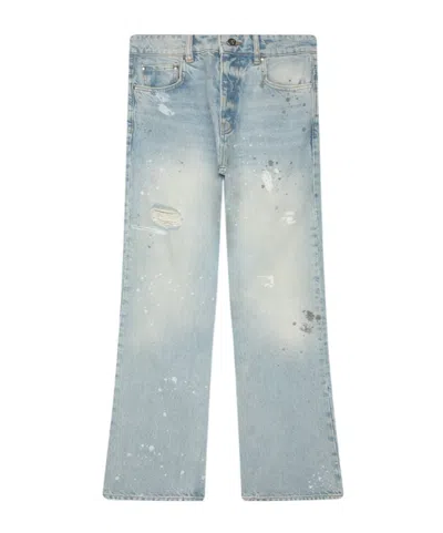 Represent Painted Jeans In Blue