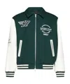Represent Panelled Bomber Jacket In Green