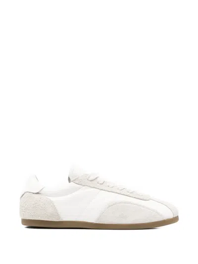 Represent Panelled Lace-up Sneakers In White