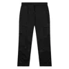 Represent Cargo Trousers Featuring Multiple Pockets In Black