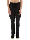 Represent 247 Toggle-fastening Track Pants In Black