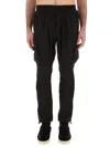 Represent Tapered Cargo Pants With Adjustable Drawstring In Black