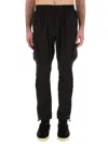 Represent Tapered Cargo Pants With Adjustable Drawstring In Black