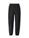 Represent Cargo Pants In Belnded Cotton In Jet Black