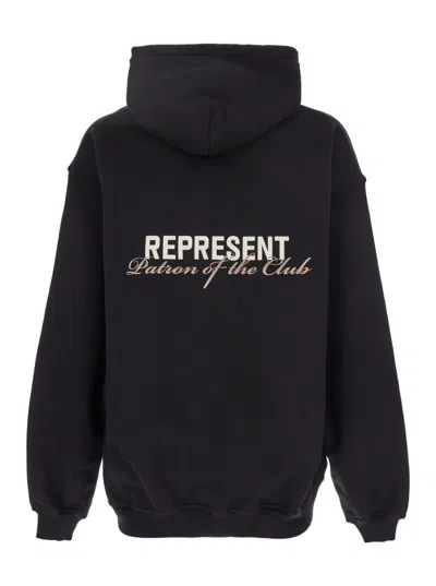 Represent Patron Girocollo Sweatshirt In Black