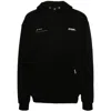 Represent Patron Of The Club Logo Hooded Cotton Sweatshirt In Black