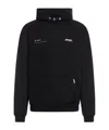 Represent 'patron Of The Club' Black Hoodie With Front And Back Logo Print In Black
