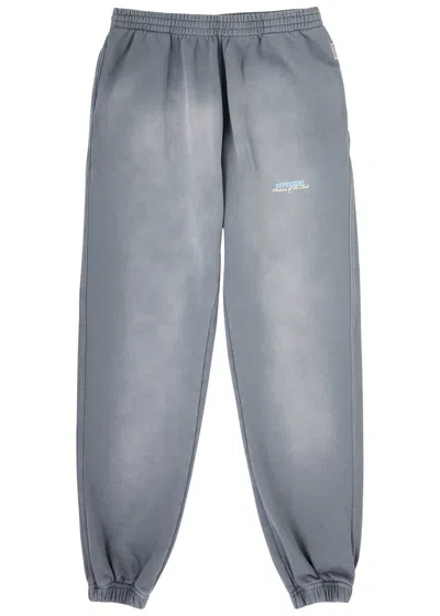 Represent Patron Of The Club Cotton Sweatpants In Grey